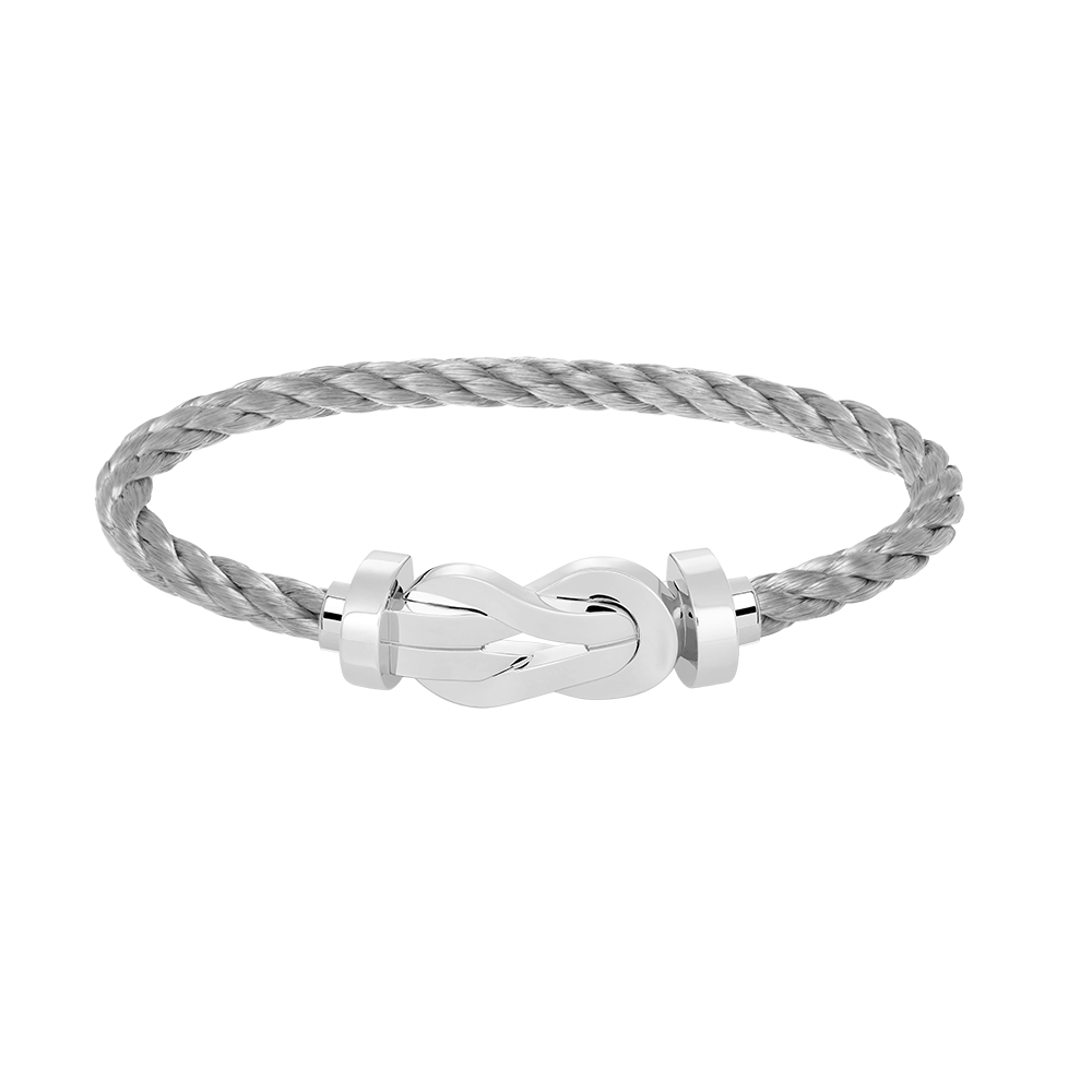 [Eterna Jewels]CHANCE GROSSE 8-FIGUREN-SCHNALLE ARMBAND OHNE DIAMANT SILBER