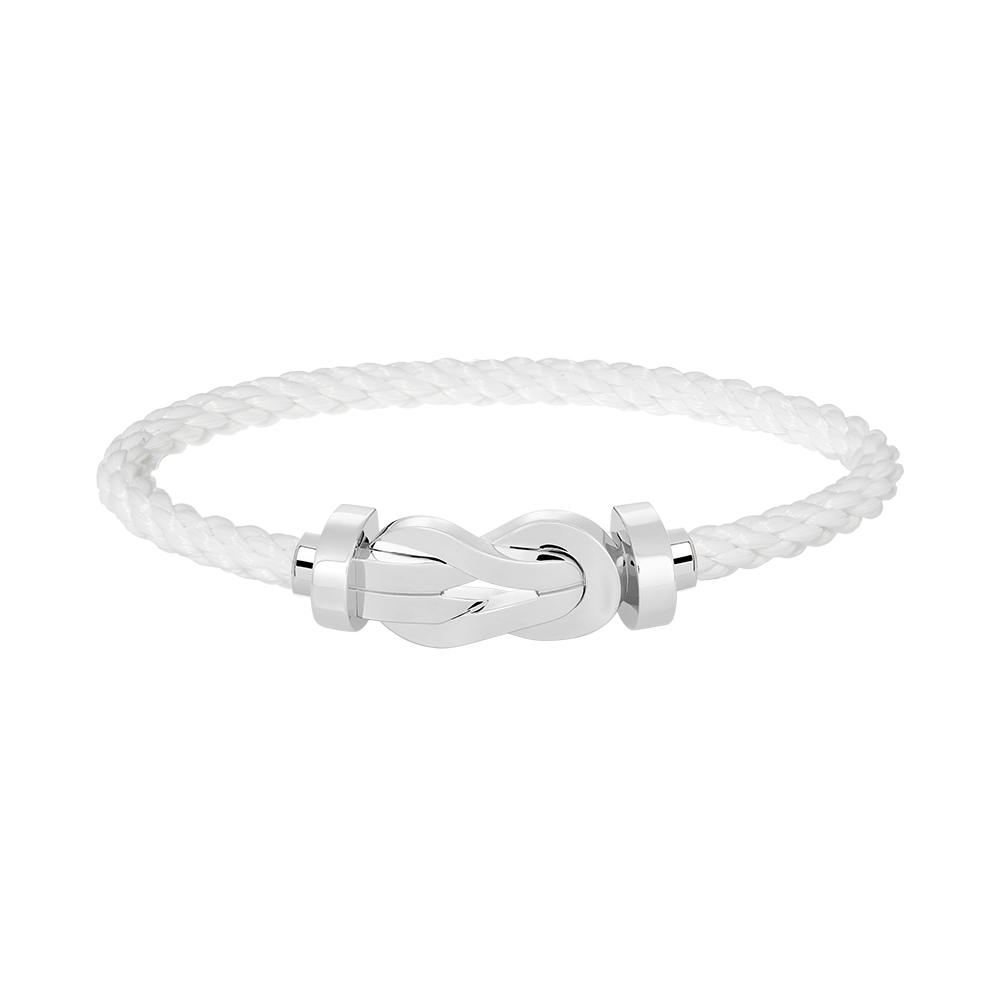 [Eterna Jewels]CHANCE GROSSE 8-FIGUREN-SCHNALLE ARMBAND OHNE DIAMANT SILBER