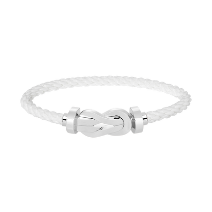 [Eterna Jewels]CHANCE GROSSE 8-FIGUREN-SCHNALLE ARMBAND OHNE DIAMANT SILBER