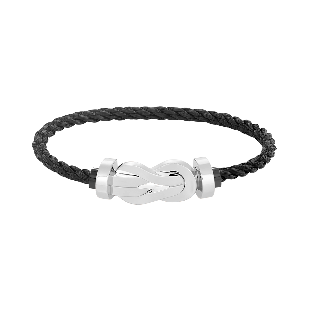 [Eterna Jewels]CHANCE GROSSE 8-FIGUREN-SCHNALLE ARMBAND OHNE DIAMANT SILBER
