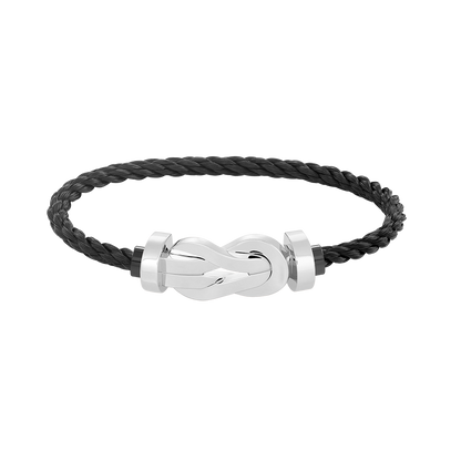 [Eterna Jewels]CHANCE GROSSE 8-FIGUREN-SCHNALLE ARMBAND OHNE DIAMANT SILBER