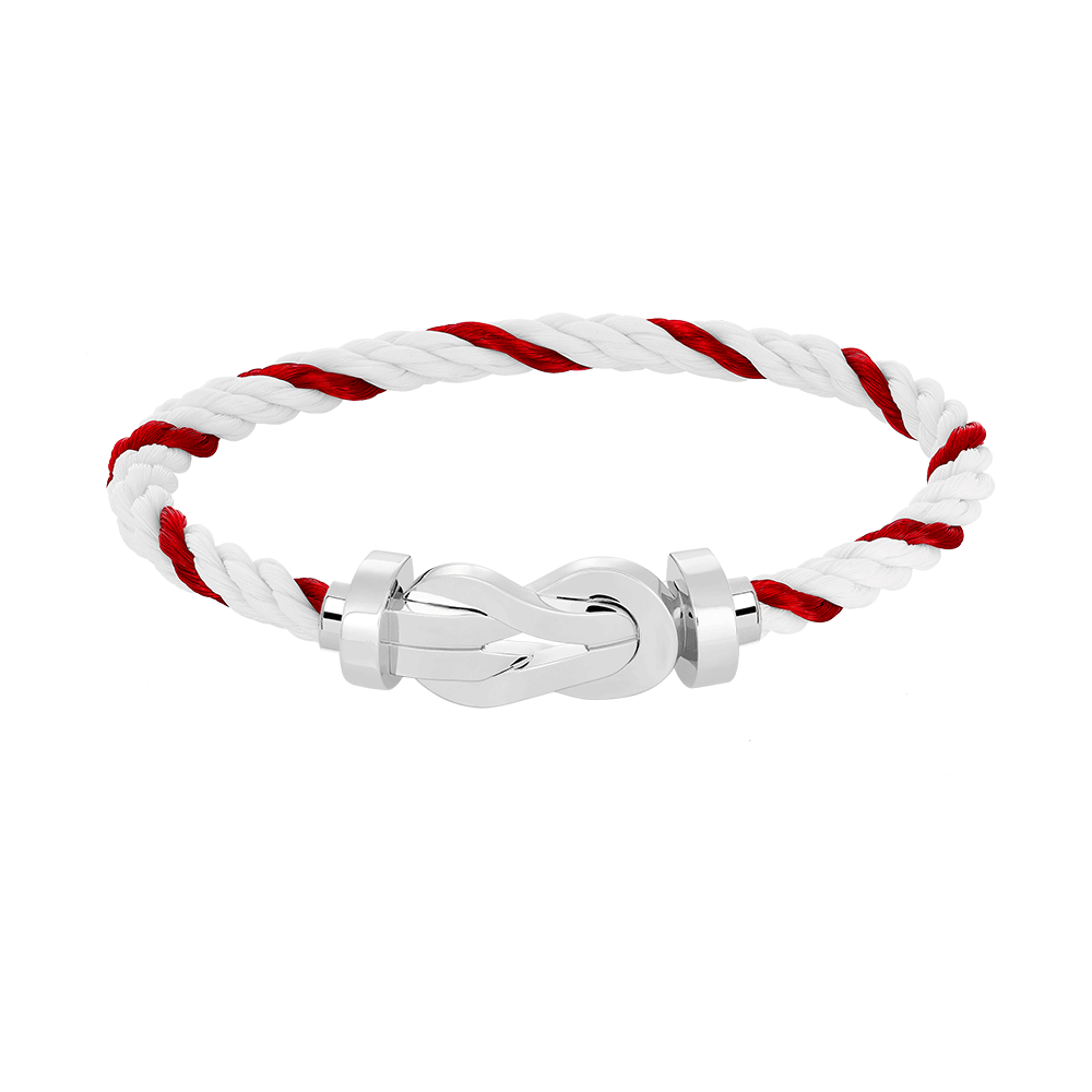 [Eterna Jewels]CHANCE GROSSE 8-FIGUREN-SCHNALLE ARMBAND OHNE DIAMANT SILBER