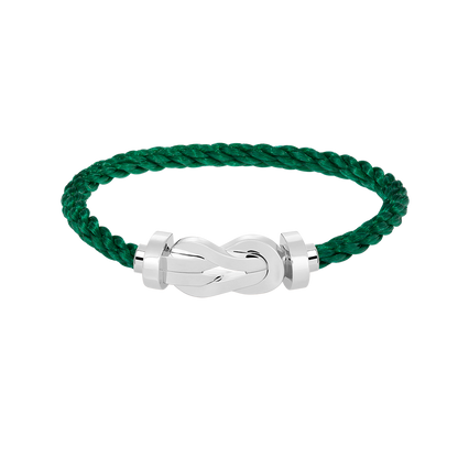 [Eterna Jewels]CHANCE GROSSE 8-FIGUREN-SCHNALLE ARMBAND OHNE DIAMANT SILBER