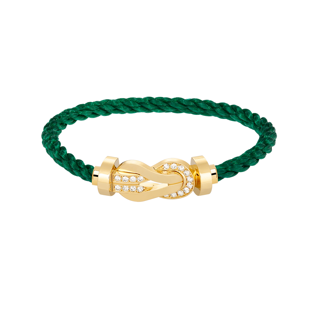 [Eterna Juwelen]CHANCE GROSSE 8 FIGUREN-SCHNALLE HALBER DIAMANT ARMREIF GOLD