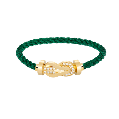 [Eterna Juwelen]CHANCE GROSSE 8 FIGUREN-SCHNALLE HALBER DIAMANT ARMREIF GOLD