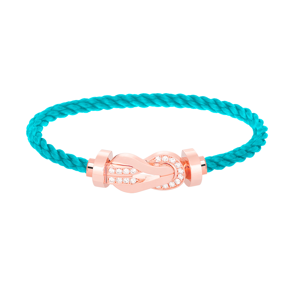 [Eterna Jewels]CHANCE GROSSE 8-FIGUREN SCHNALLE HALBDAMANT ARMREIF ROSEGOLD
