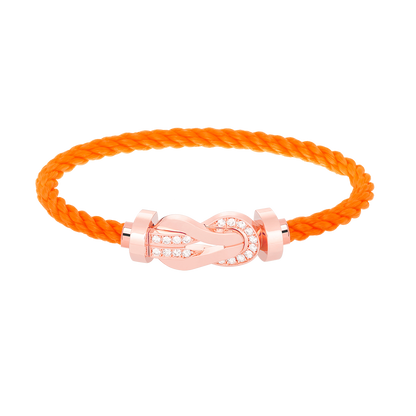 [Eterna Jewels]CHANCE GROSSE 8-FIGUREN SCHNALLE HALBDAMANT ARMREIF ROSEGOLD