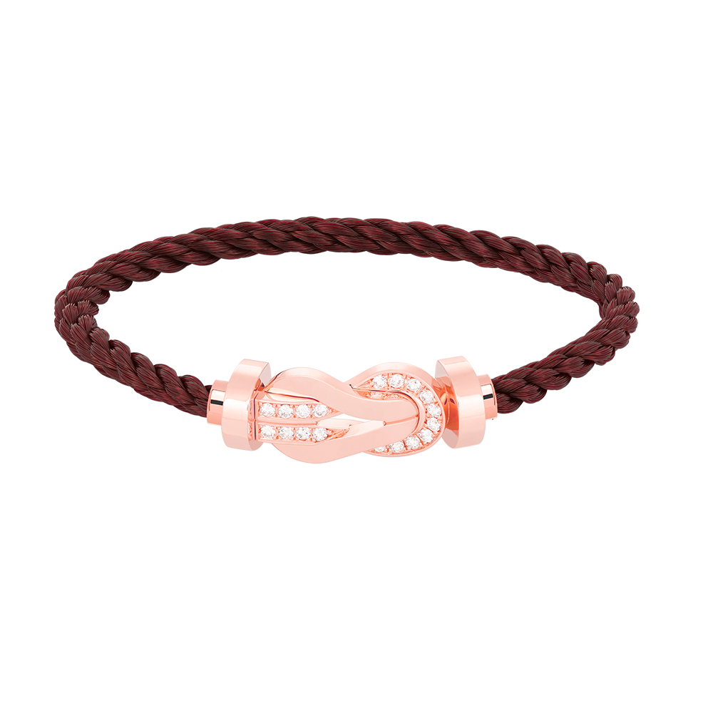 [Eterna Jewels]CHANCE GROSSE 8-FIGUREN SCHNALLE HALBDAMANT ARMREIF ROSEGOLD