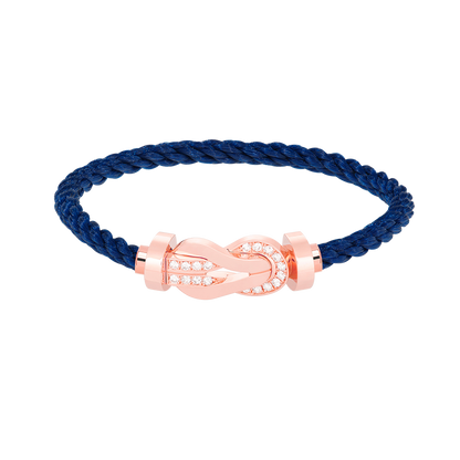 [Eterna Jewels]CHANCE GROSSE 8-FIGUREN SCHNALLE HALBDAMANT ARMREIF ROSEGOLD