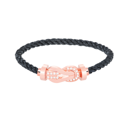 [Eterna Jewels]CHANCE GROSSE 8-FIGUREN SCHNALLE HALBDAMANT ARMREIF ROSEGOLD