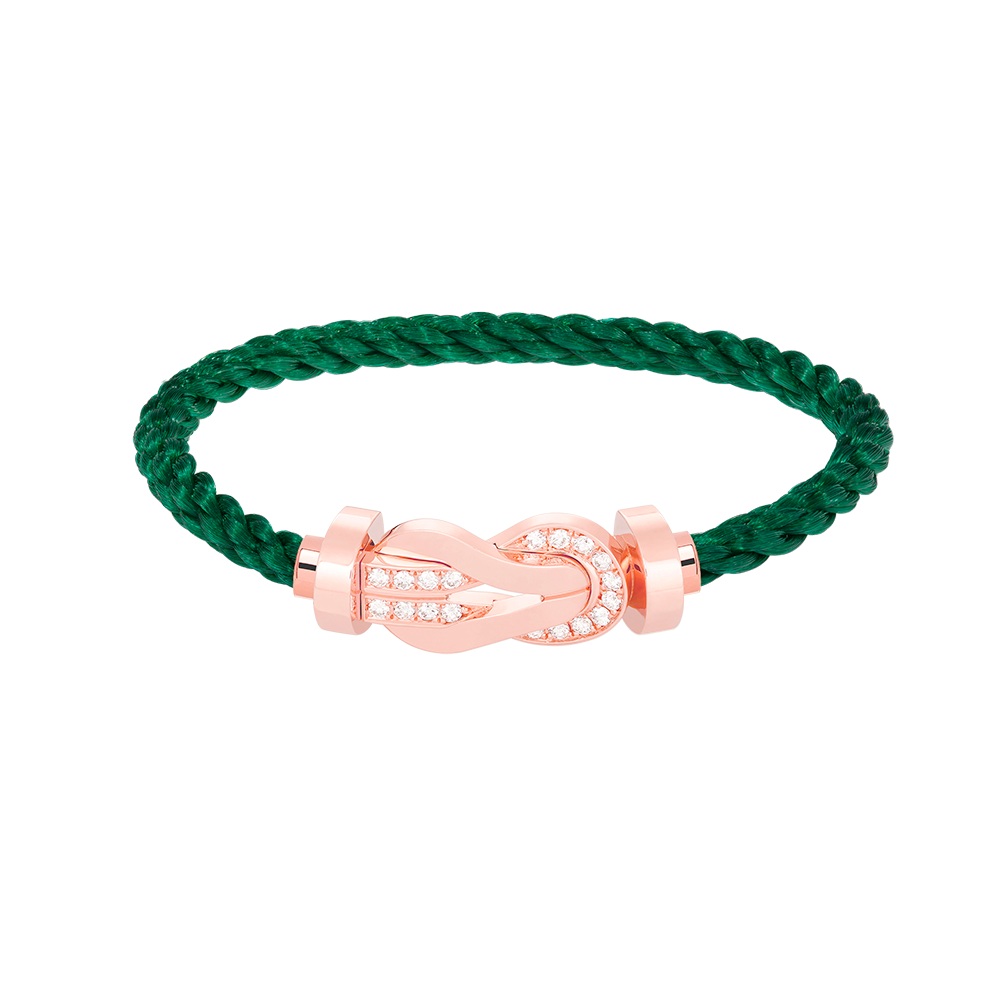 [Eterna Jewels]CHANCE GROSSE 8-FIGUREN SCHNALLE HALBDAMANT ARMREIF ROSEGOLD