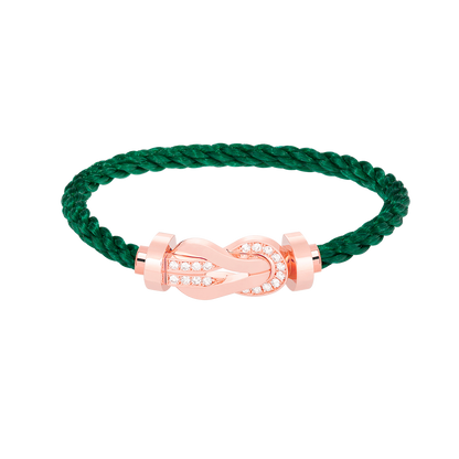 [Eterna Jewels]CHANCE GROSSE 8-FIGUREN SCHNALLE HALBDAMANT ARMREIF ROSEGOLD