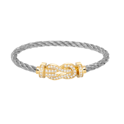 [Eterna Jewels]CHANCE GROSSE 8ER SCHNALLE VOLLDIAMANTEN ARMBAND GOLD