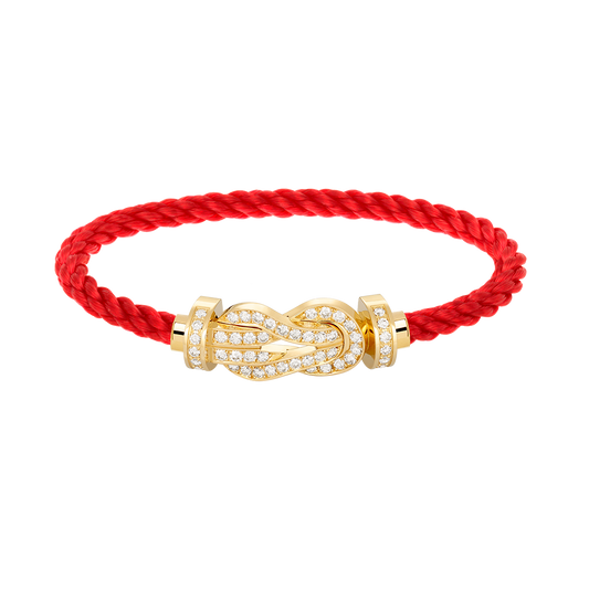 [Eterna Jewels]CHANCE GROSSE 8ER SCHNALLE VOLLDIAMANTEN ARMBAND GOLD