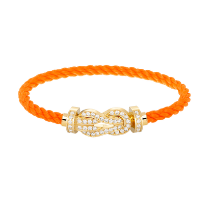 [Eterna Jewels]CHANCE GROSSE 8ER SCHNALLE VOLLDIAMANTEN ARMBAND GOLD