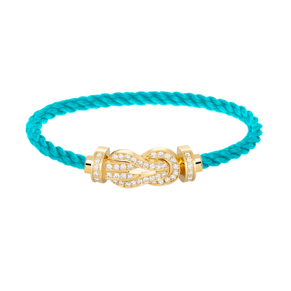 [Eterna Jewels]CHANCE GROSSE 8ER SCHNALLE VOLLDIAMANTEN ARMBAND GOLD