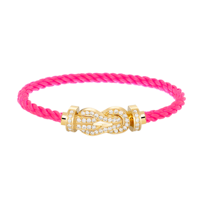 [Eterna Jewels]CHANCE GROSSE 8ER SCHNALLE VOLLDIAMANTEN ARMBAND GOLD