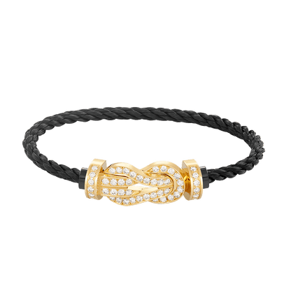 [Eterna Jewels]CHANCE GROSSE 8ER SCHNALLE VOLLDIAMANTEN ARMBAND GOLD