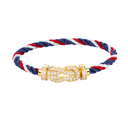 [Eterna Jewels]CHANCE GROSSE 8ER SCHNALLE VOLLDIAMANTEN ARMBAND GOLD