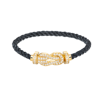 [Eterna Jewels]CHANCE GROSSE 8ER SCHNALLE VOLLDIAMANTEN ARMBAND GOLD