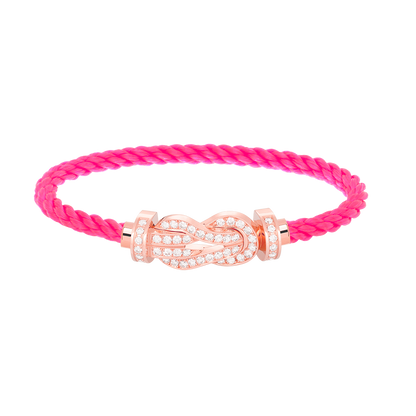 [Eterna Jewels]CHANCE GROSSE 8ER SCHNALLE VOLL DIAMANT ARMREIF ROSÉGOLD