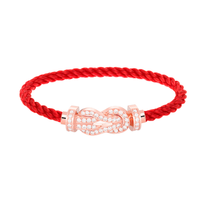 [Eterna Jewels]CHANCE GROSSE 8ER SCHNALLE VOLL DIAMANT ARMREIF ROSÉGOLD