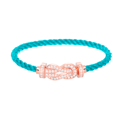 [Eterna Jewels]CHANCE GROSSE 8ER SCHNALLE VOLL DIAMANT ARMREIF ROSÉGOLD