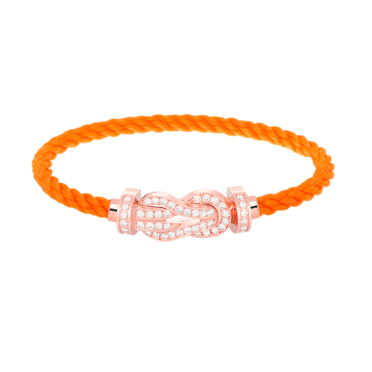 [Eterna Jewels]CHANCE GROSSE 8ER SCHNALLE VOLL DIAMANT ARMREIF ROSÉGOLD