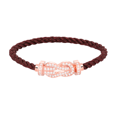 [Eterna Jewels]CHANCE GROSSE 8ER SCHNALLE VOLL DIAMANT ARMREIF ROSÉGOLD