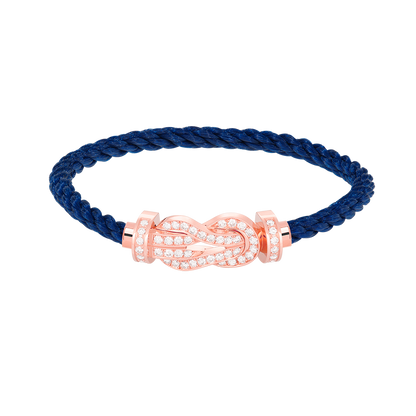 [Eterna Jewels]CHANCE GROSSE 8ER SCHNALLE VOLL DIAMANT ARMREIF ROSÉGOLD
