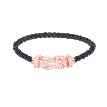 [Eterna Jewels]CHANCE GROSSE 8ER SCHNALLE VOLL DIAMANT ARMREIF ROSÉGOLD