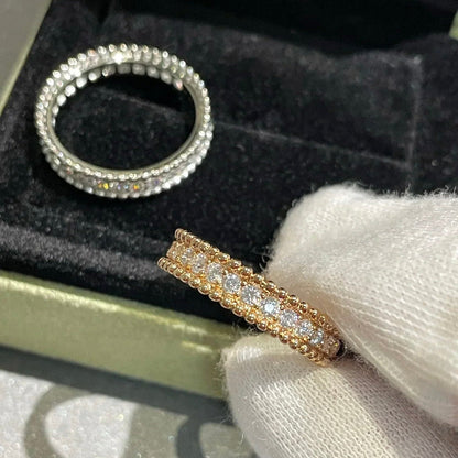 [Eterna Jewels]PERLEE DIAMANT ROSÉGOLD RING