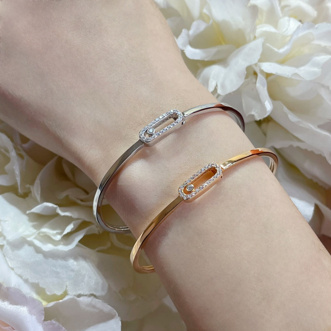 [Eterna Jewels]Move Uno Pavé Flex Armreif Medium