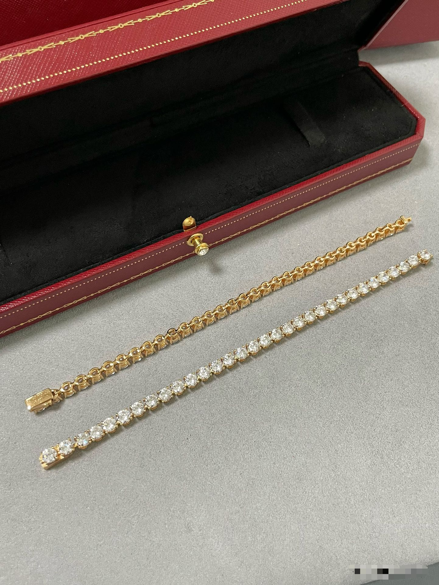 [Eterna Jewels Schmuck]TENNISARMREIF MIT VOLLSTÄNDIGER DIAMANTFASSUNG