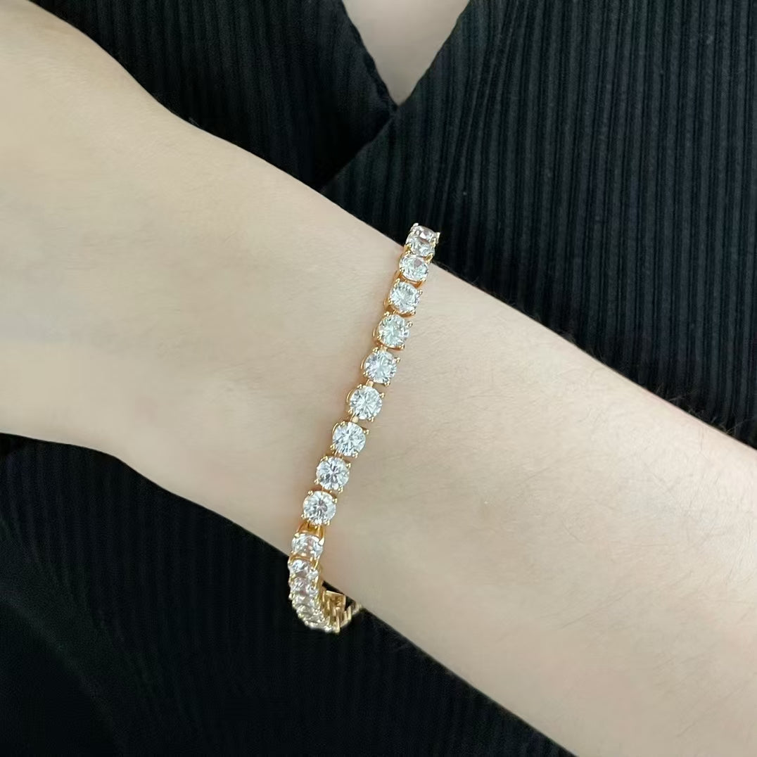 [Eterna Jewels]TENNIS BRACELET WITH FULL DIAMOND SETTING