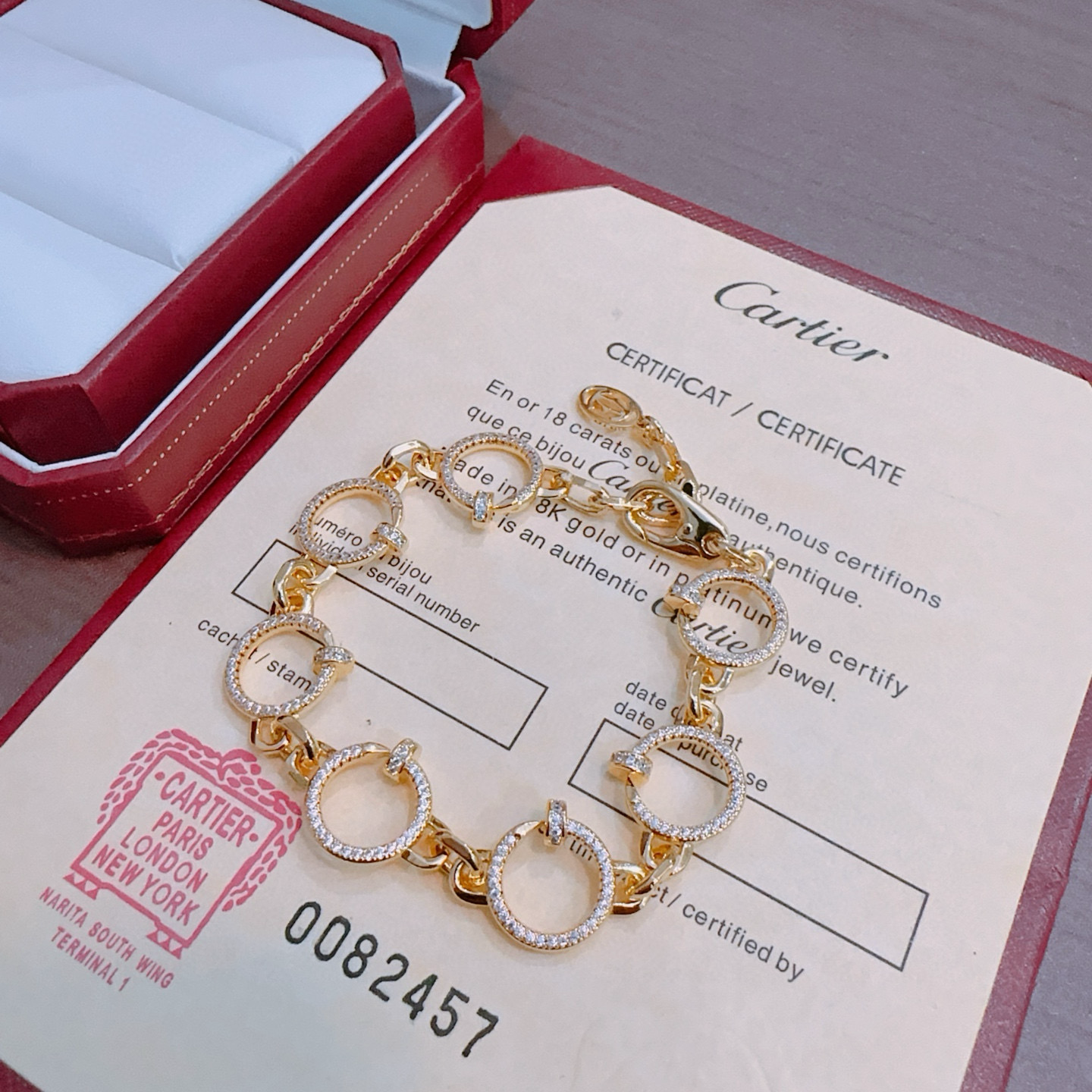 [Eterna Jewels Jewelry] LOVE&JUSTE BRACELET DIAMONDS