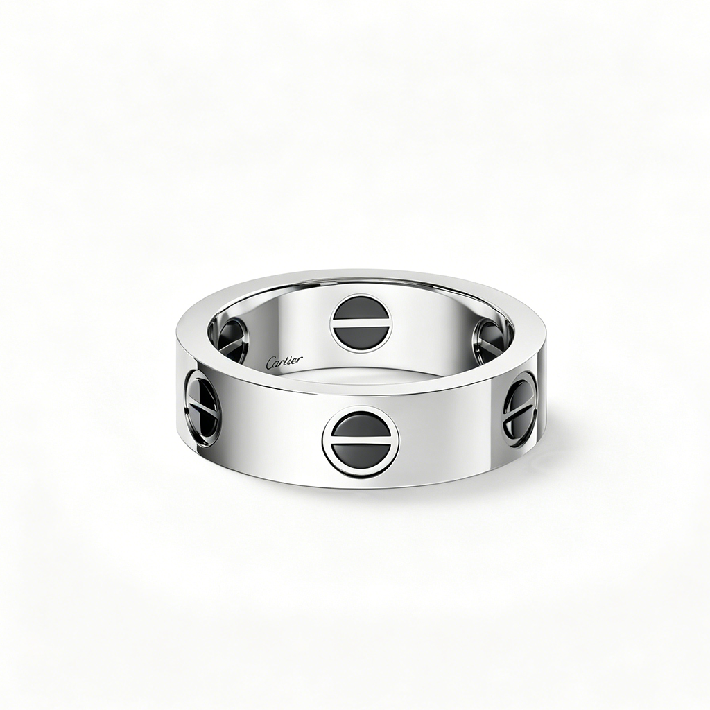 [Eterna Jewels]LOVE RING 5.5MM NO DIAMONDS  CERAMIC