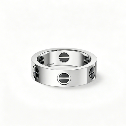 [Eterna Jewels]LOVE RING 5.5MM NO DIAMONDS  CERAMIC