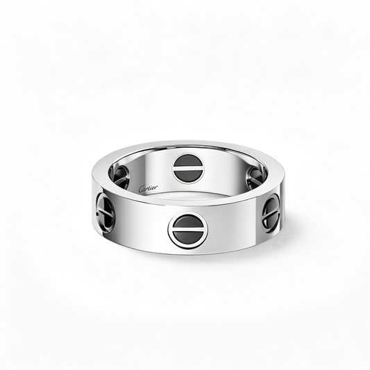 [Eterna Jewels]LOVE RING 5.5MM NO DIAMONDS  CERAMIC