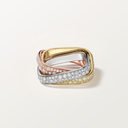 [Eterna Jewels]TRINITY 3.5MM CUSHION RING COLLECTION