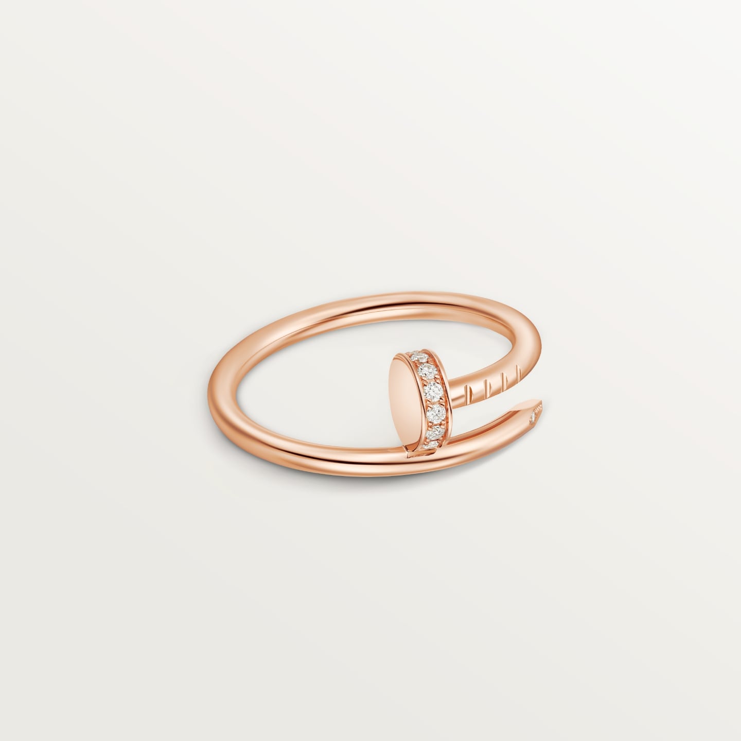[Eterna Jewels]JUSTE 1.8MM HALF DIAMOND RING
