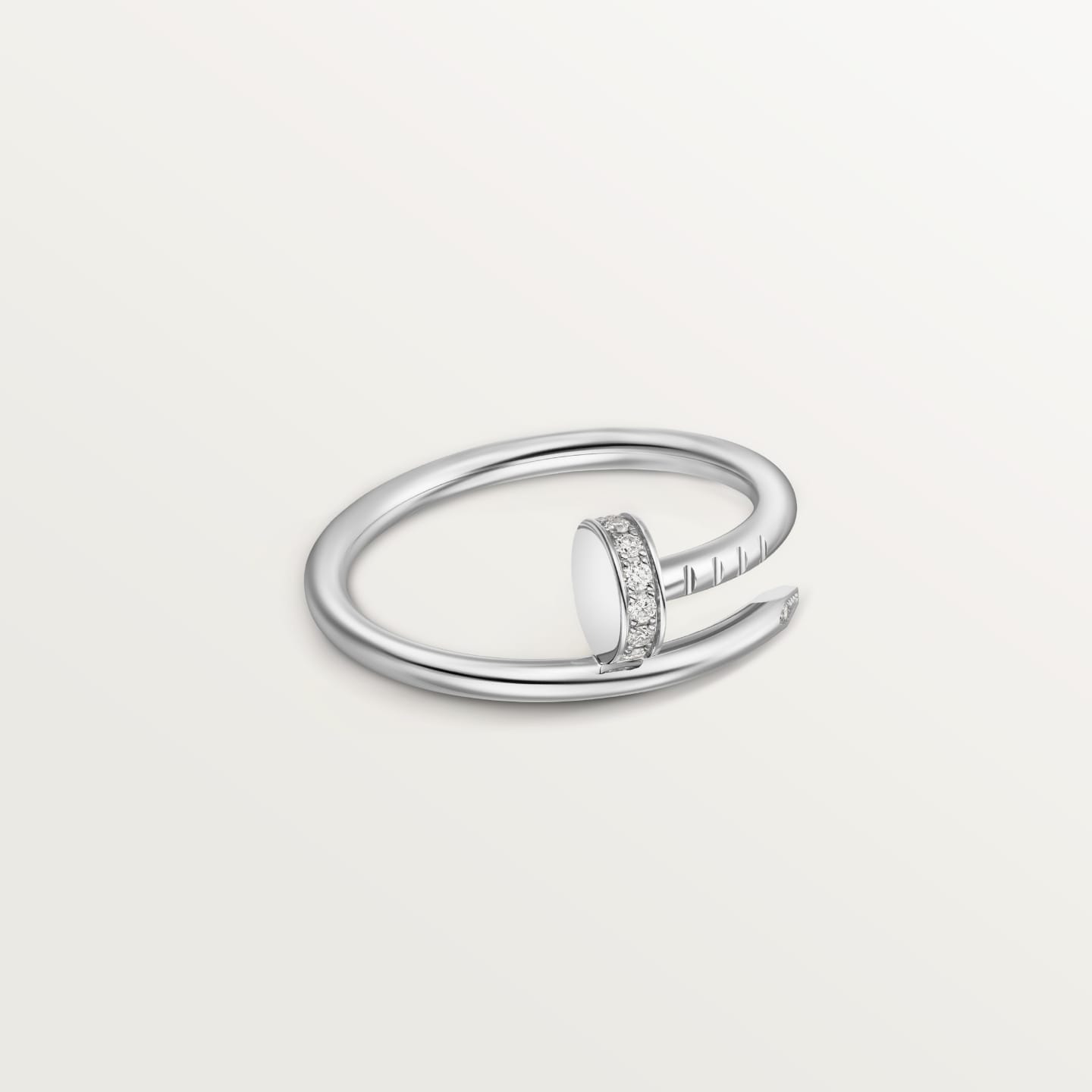 [Eterna Jewels]JUSTE 1.8MM HALF DIAMOND RING