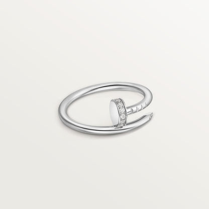 [Eterna Jewels]JUSTE 1.8MM HALF DIAMOND RING