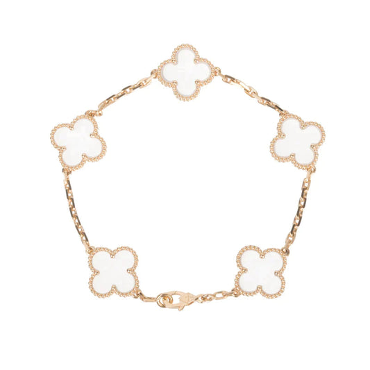 [Eterna Jewels]KLEEBKATT 5 MOTIV BERGKRISTALL-ARMBAND