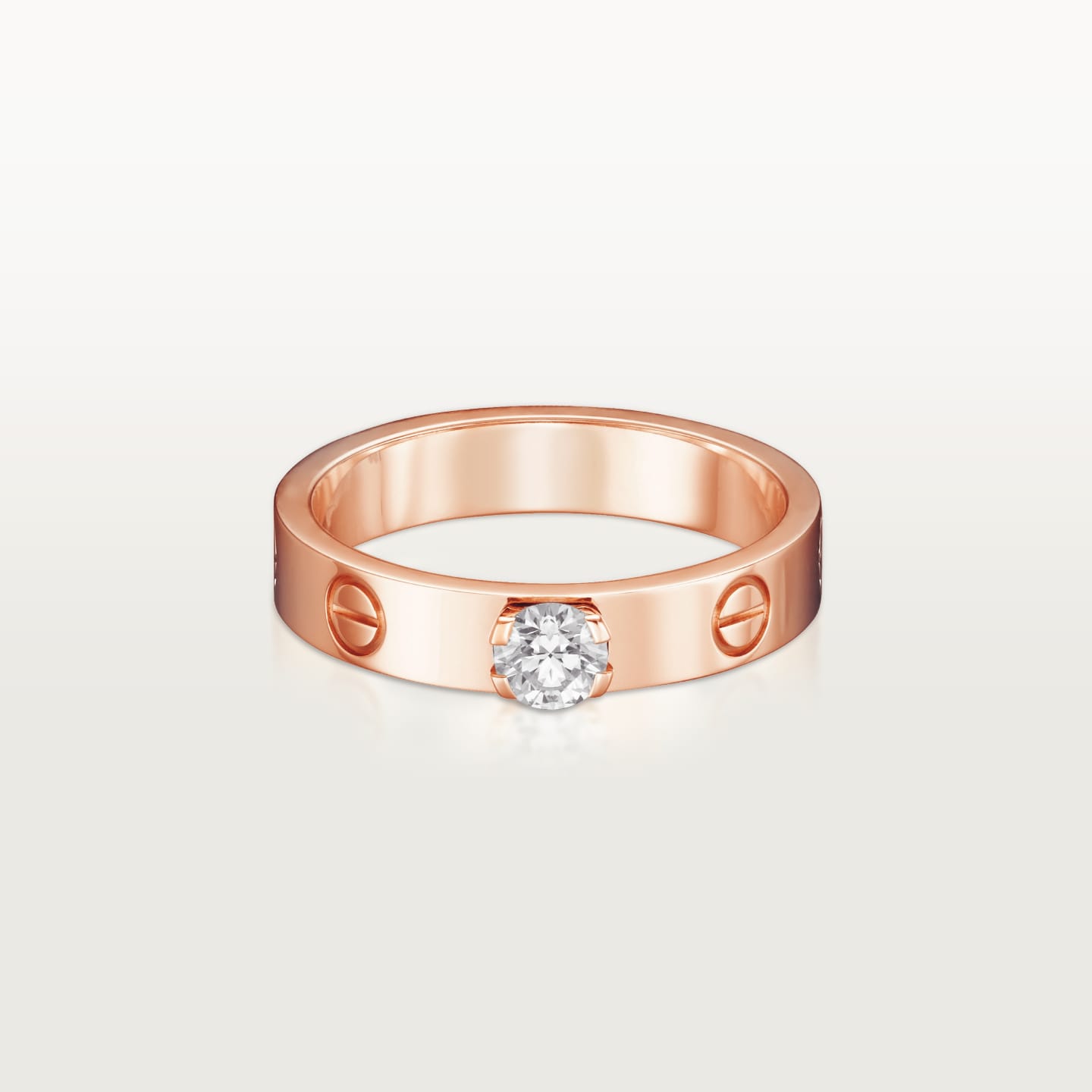 [Eterna Jewels]LOVE RING 3.6MM 1 BIG DIAMOND