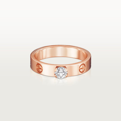 [Eterna Jewels]LOVE RING 3.6MM 1 BIG DIAMOND
