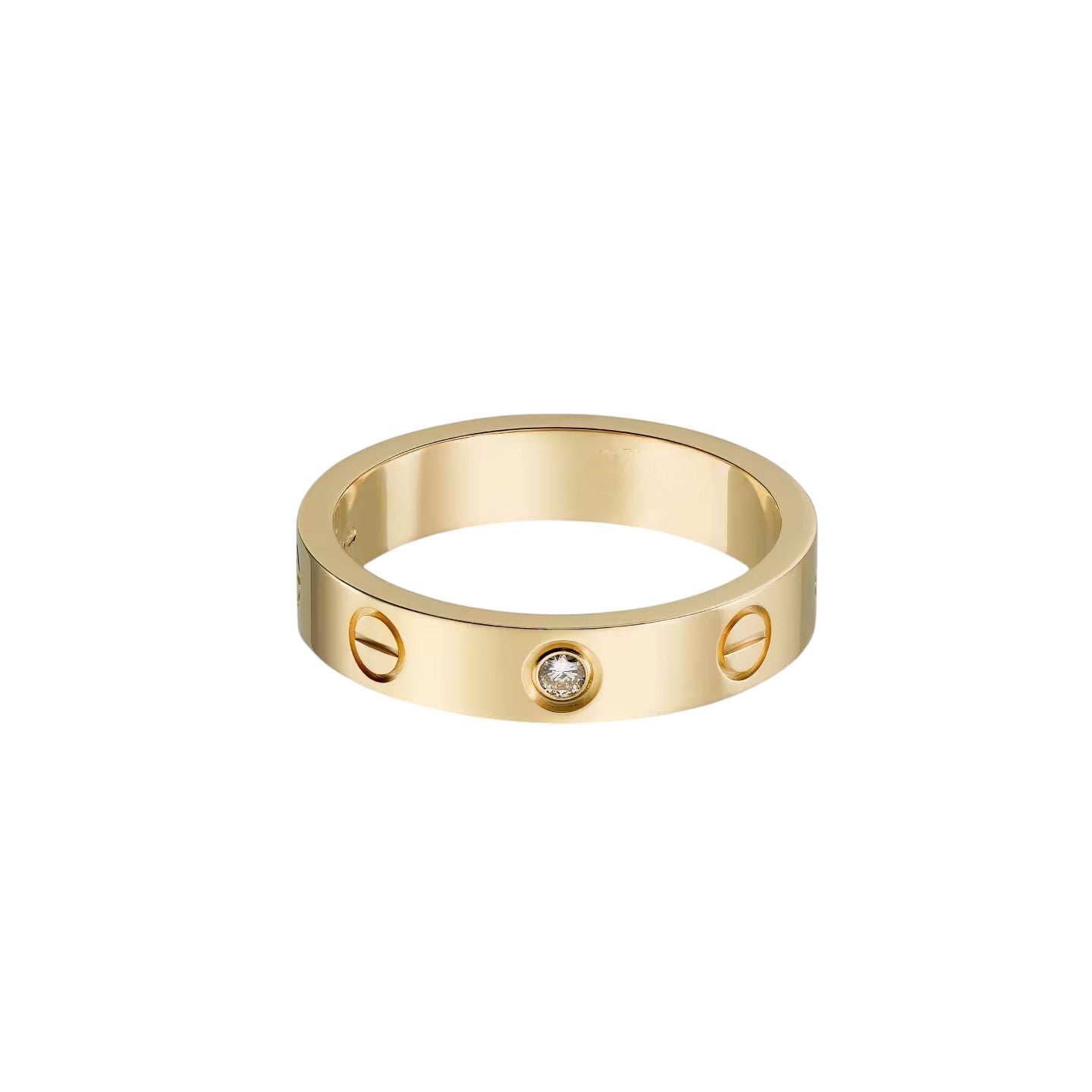 [Eterna Jewels]LOVE 4MM 1 DIAMOND RING
