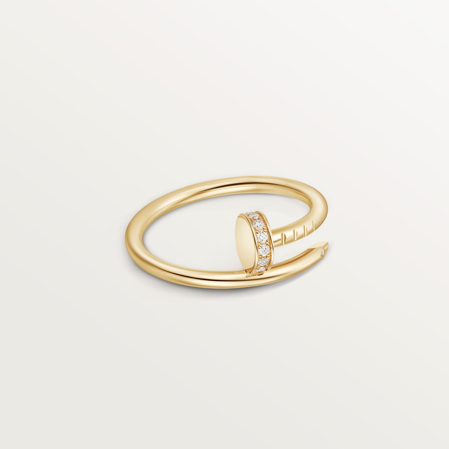 [Eterna Jewels]JUSTE 1.8MM HALF DIAMOND RING