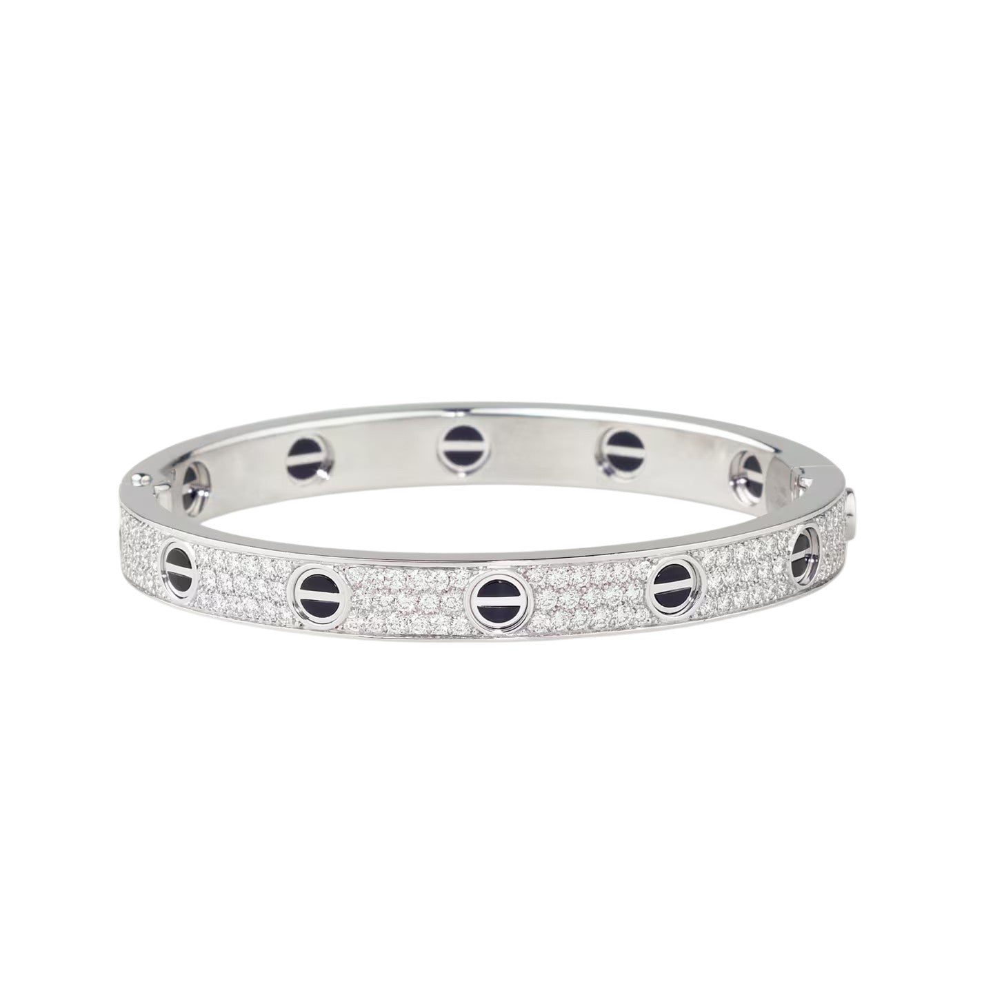 [Eterna Jewels]LOVE BRACELET 6.1MM DIAMOND-PAVED CERAMIC