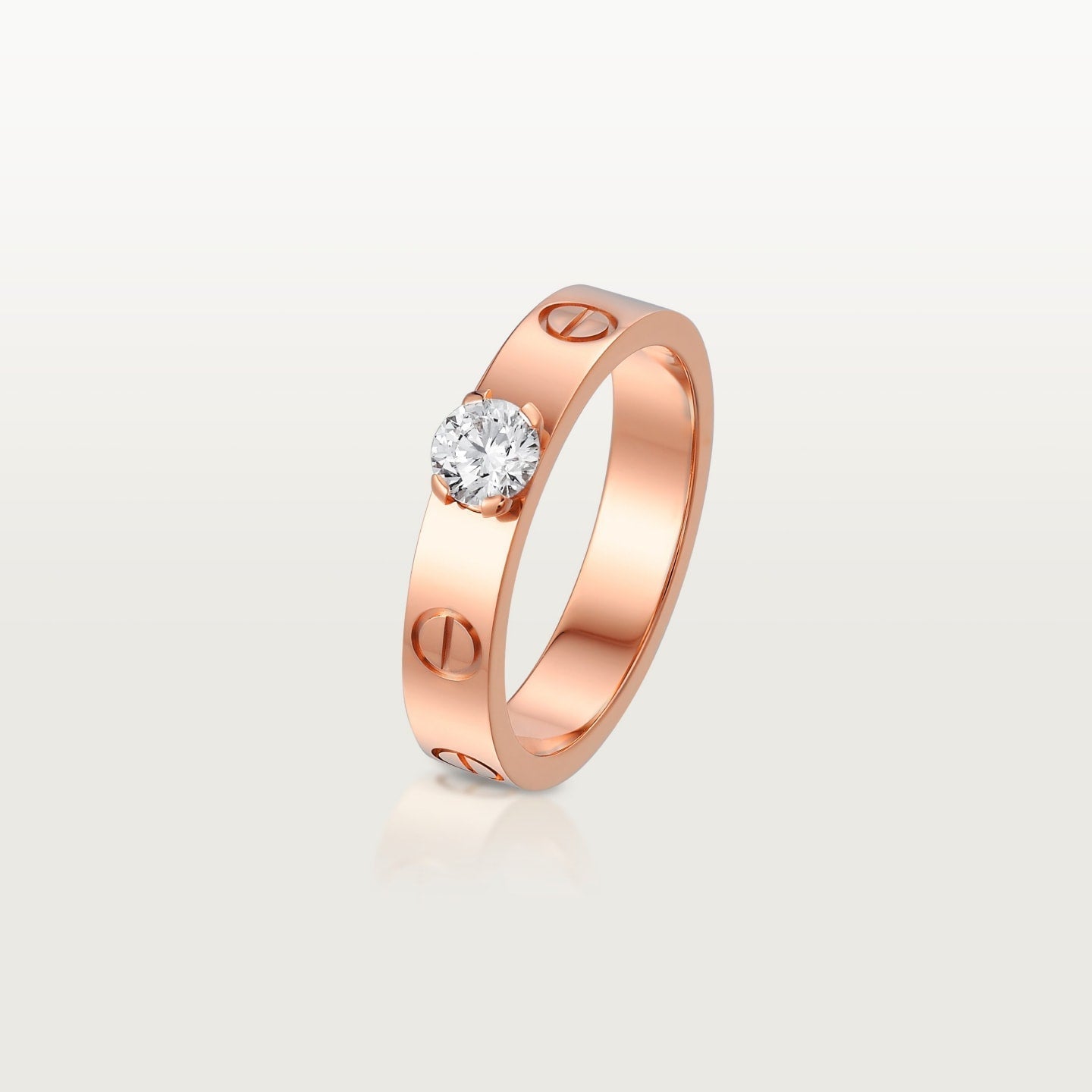 [Eterna Jewels]LOVE RING 3.6MM 1 BIG DIAMOND